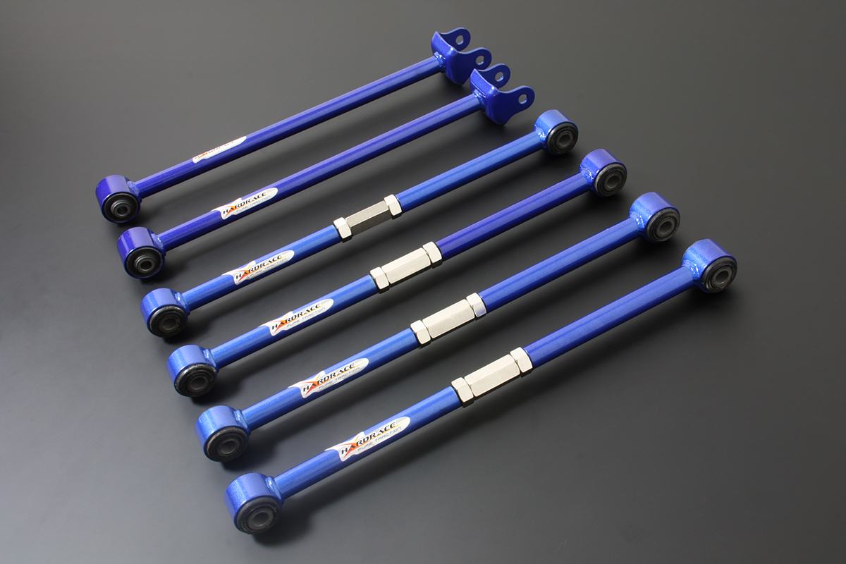 COROLLA 93-00 REAR LATERAL ARM + TRAILING ARM
(HARDEN RUBBER) 6PCS/SET