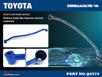 TOYOTA COROLLA/ALTIS '18-
Bakre SUBFRAME BRACE - 1 St/Sats
