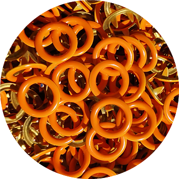 Ring neon orange