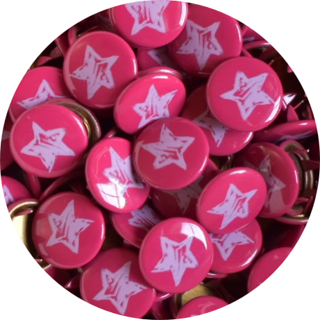Stjärna cerise/rosa