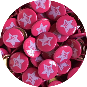 Stjärna cerise/rosa