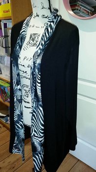 Long Hooded Cardigan