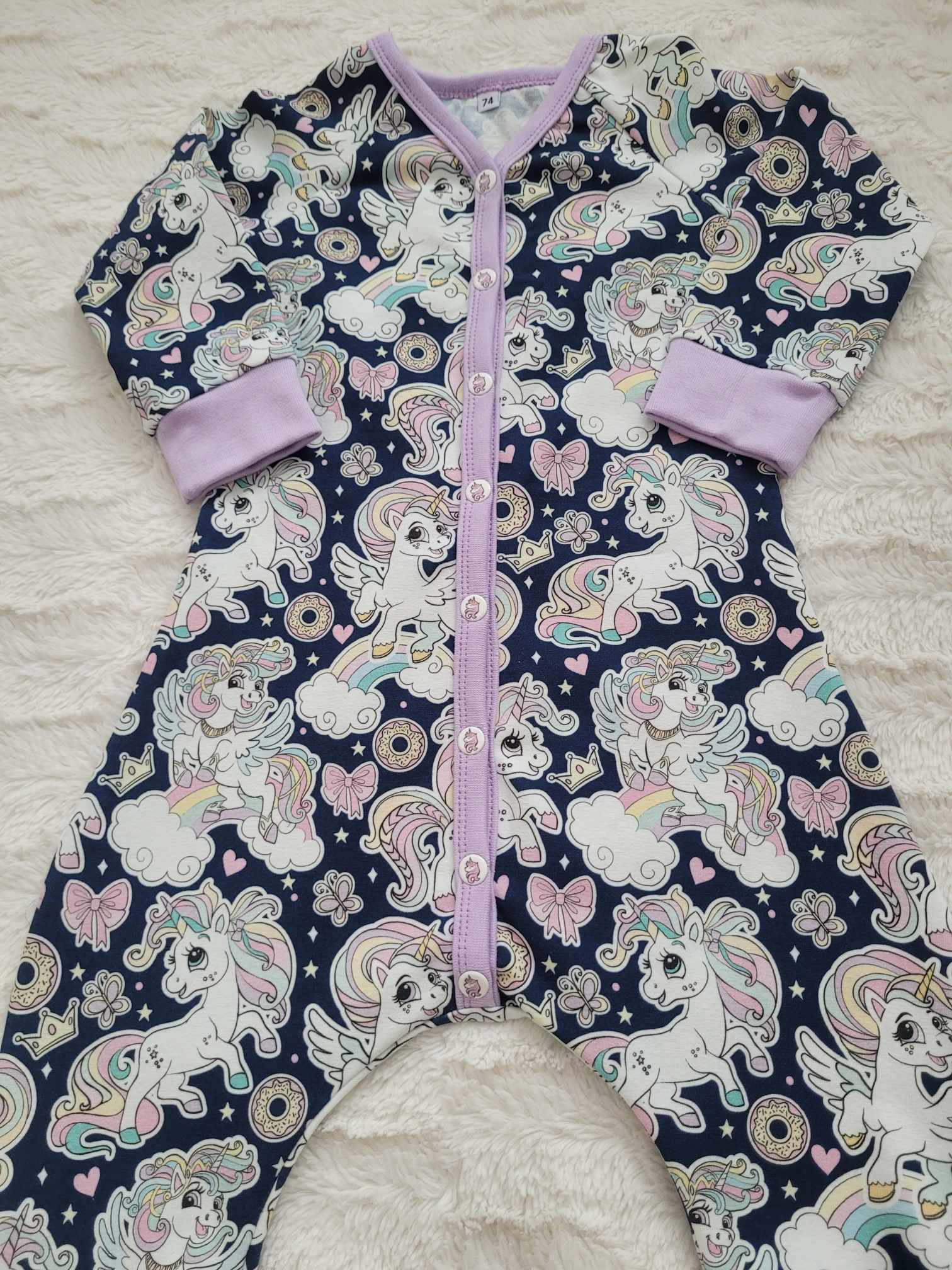 60cm Unicorns marine - 2