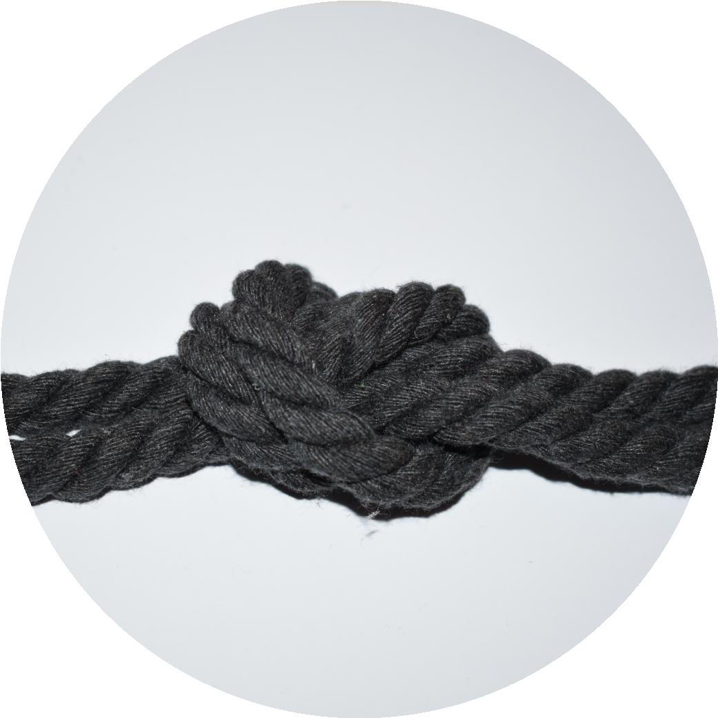 Rope 11mm graphite - 3 meters