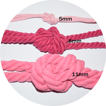 Rope 11mm grey - 3 meters