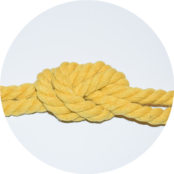 Rope 8mm yellow - 3 meters
