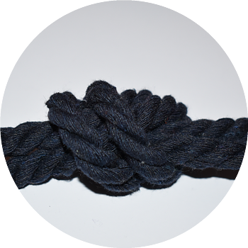 Rope 8mm navy - 3 meters