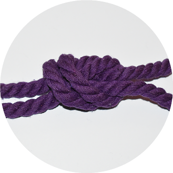 Rope 8mm purple - 3 meters