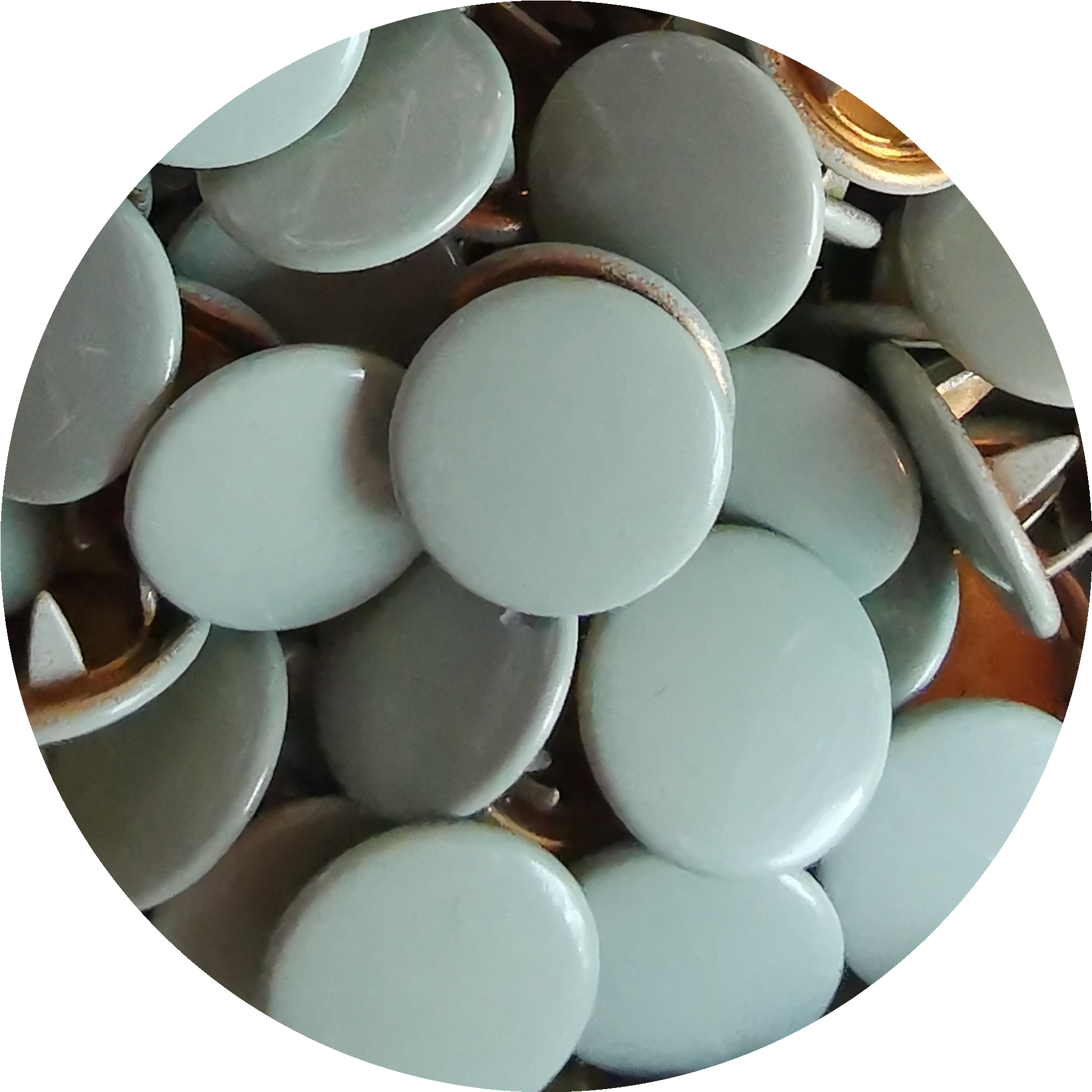 Caps dusty green