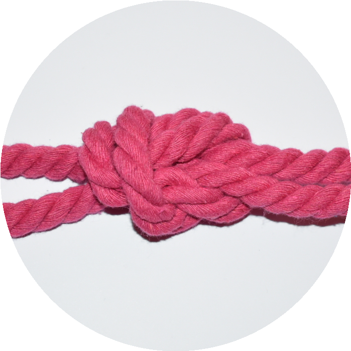 Rope 8mm cerise - 3 meters