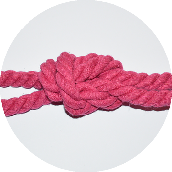 Rope 8mm cerise - 3 meters