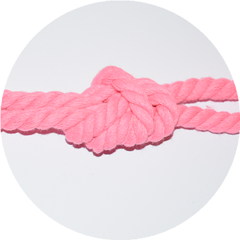 Rope 8mm pink - 3 meters