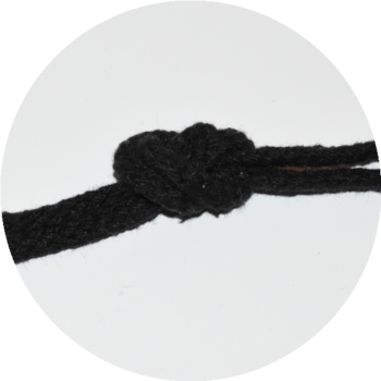 Rope 5mm black - 3 meters