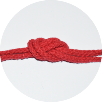 Rope 5mm red - 3 meters