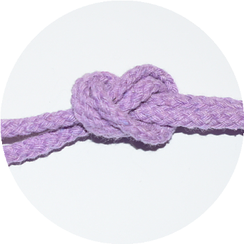 Rope 5mm light purple - 3 meters