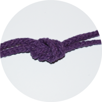 Rope 5mm purple - 3 meters