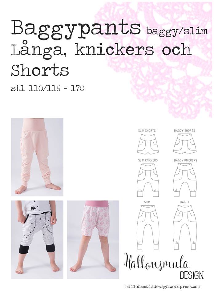 Baggypants/knickers shorts sizes 4-18