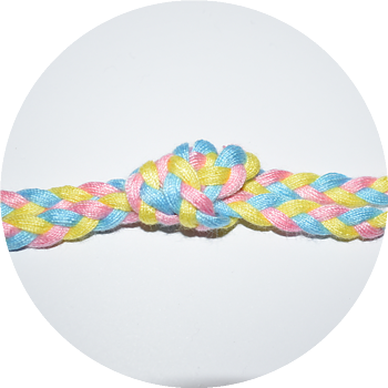 Rope 7mm mix pastell - 3 meters