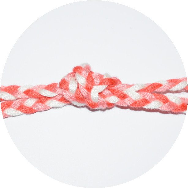 Rope 7mm mix apricot - 3 meters