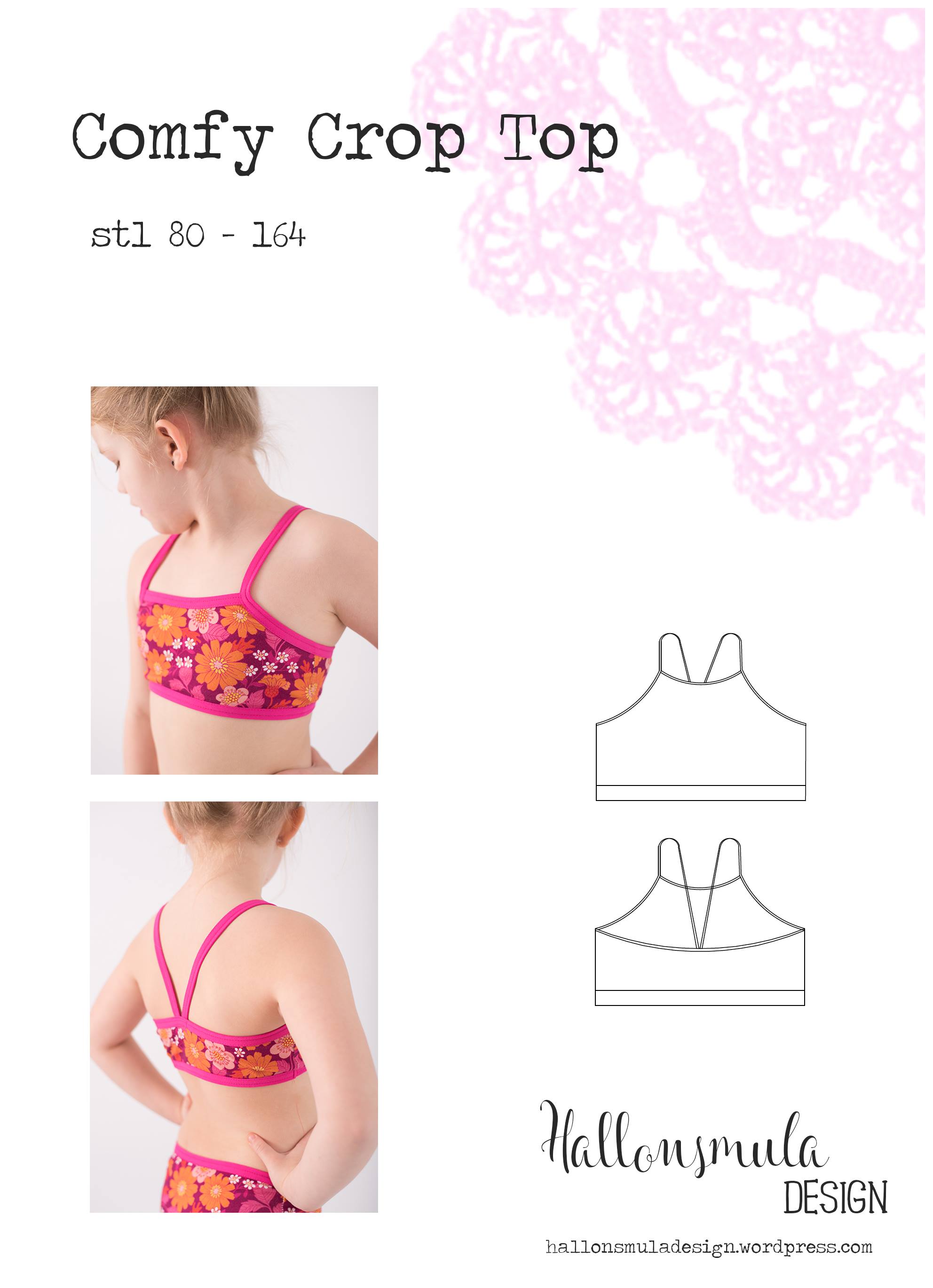 Comfy crop top size 80-164