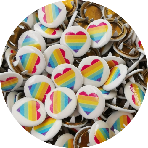 Rainbow heart
