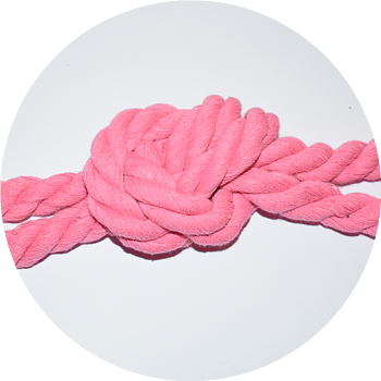 Rope 11mm pink - 3 meters