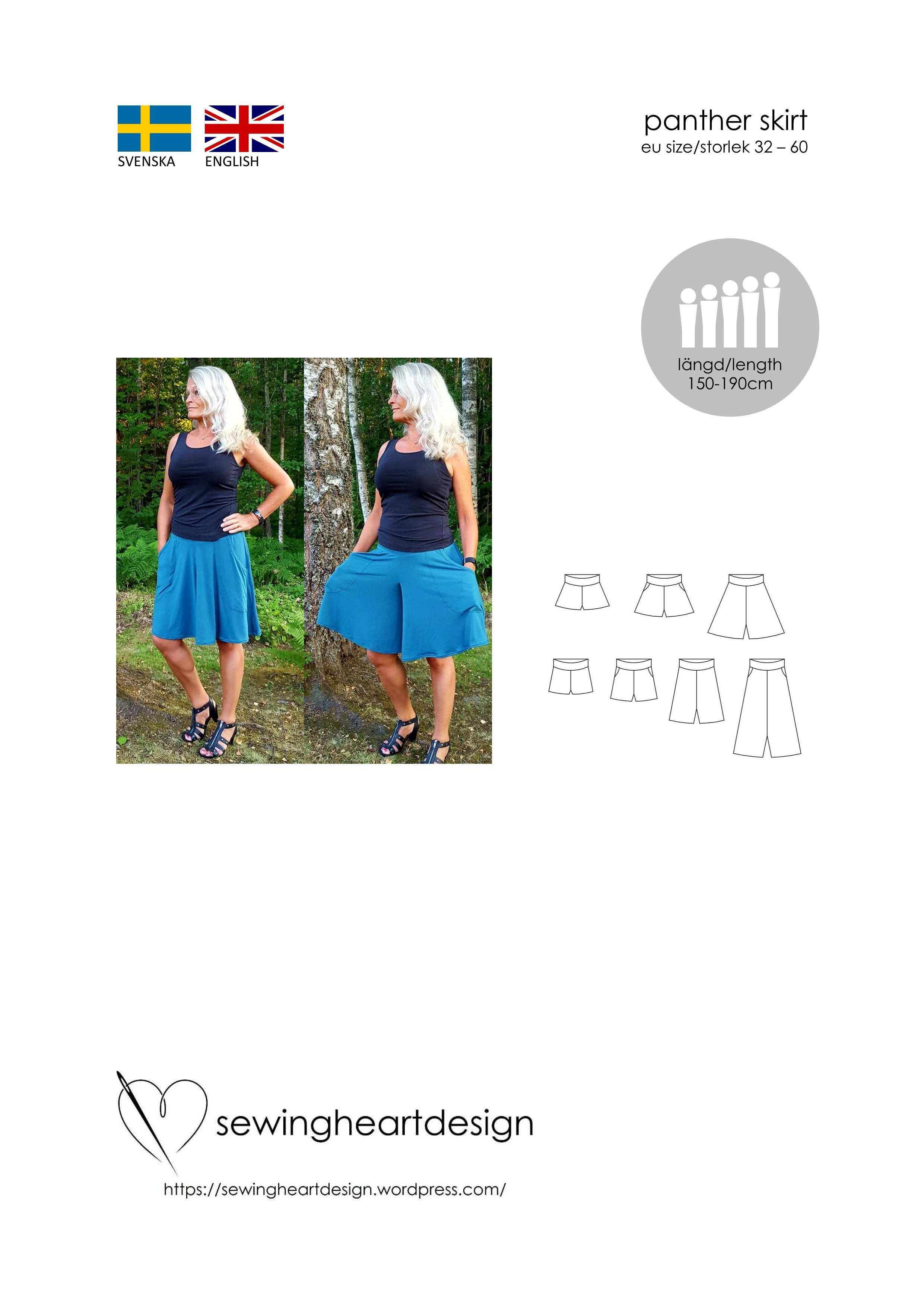 Panther Skirt. Size 32 - 60