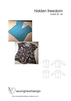 Hidden Freedom top/cardigan  Storlek 32-60