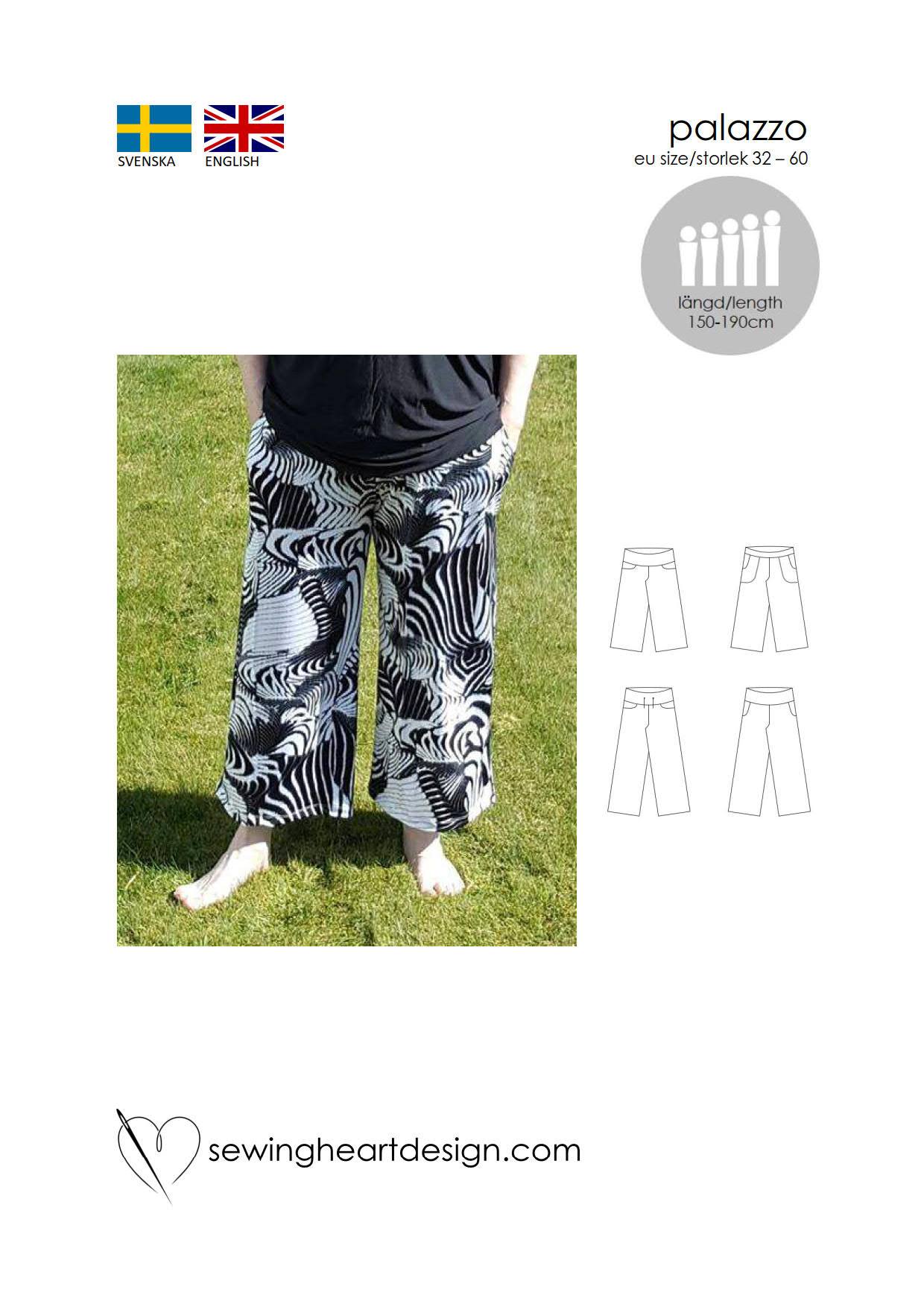 Palazzo size 32 - 60
