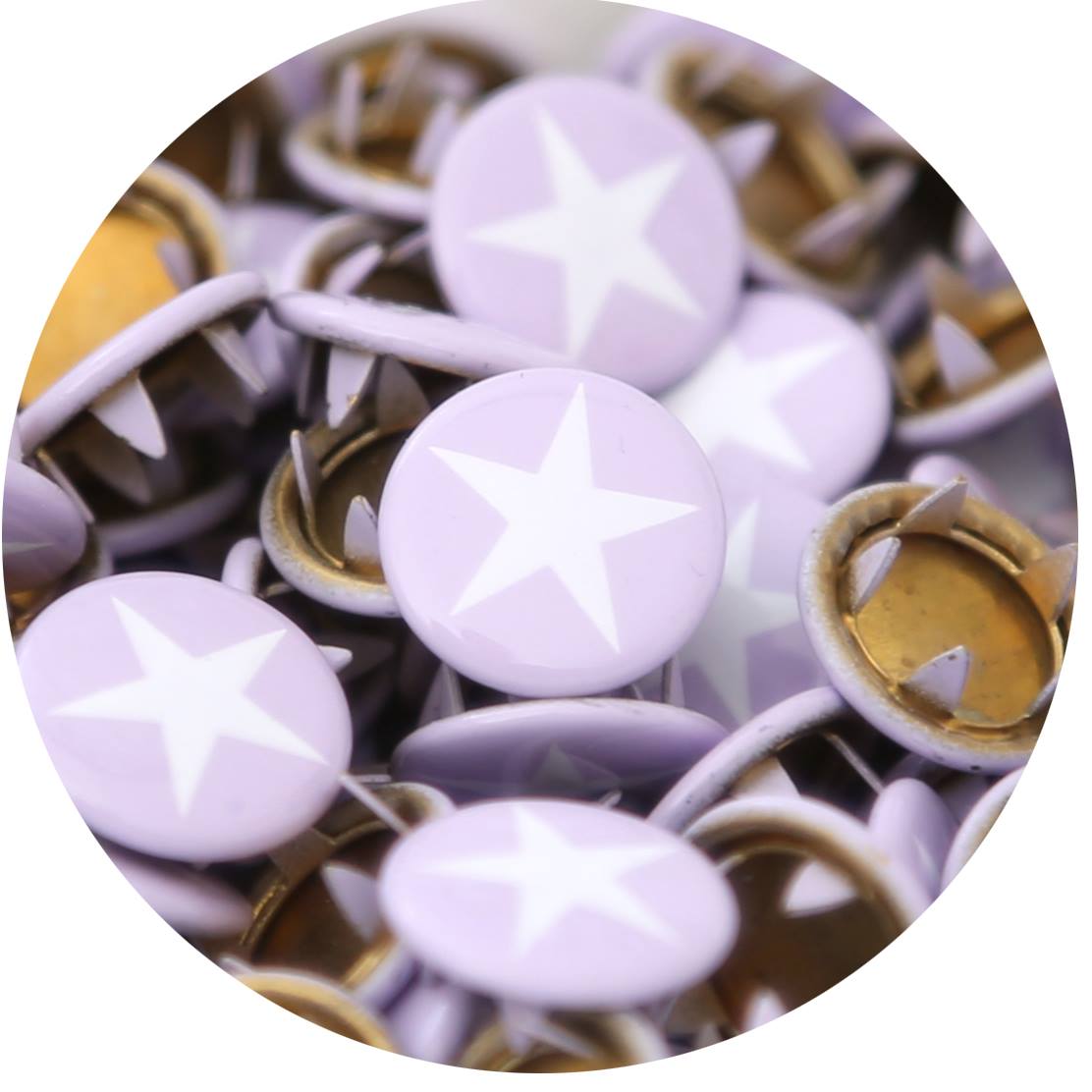 Light purple with white star