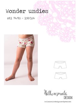 Wonder undies 74/80 - 156/164