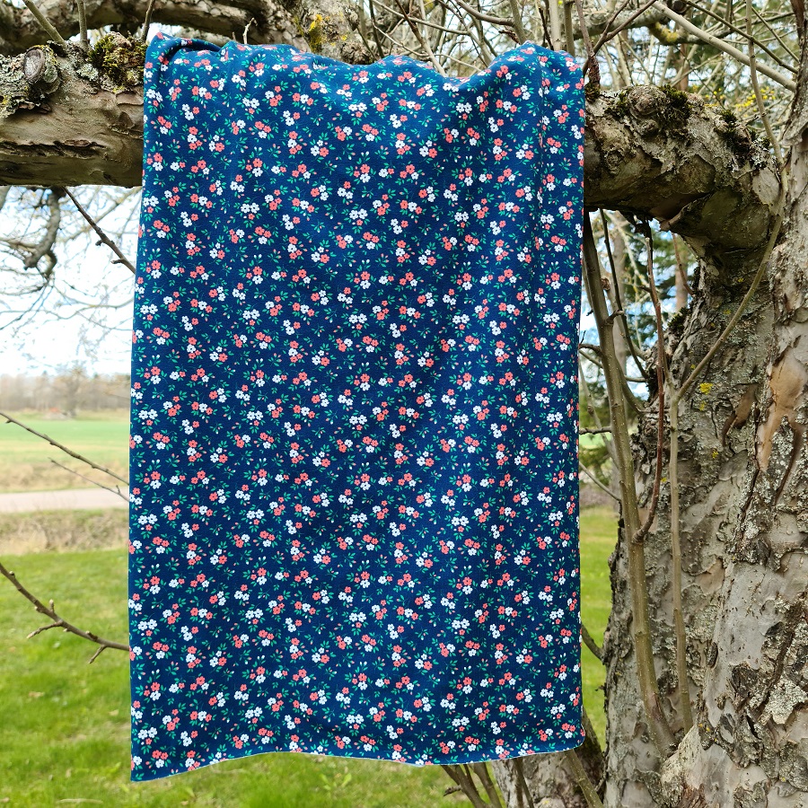 Small flowers navy - 2