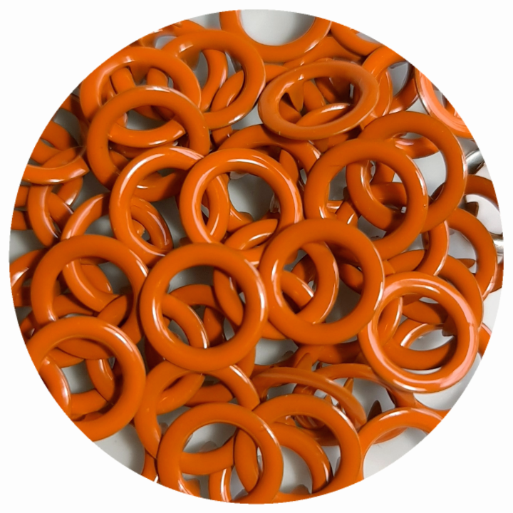 Ring vermillion orange