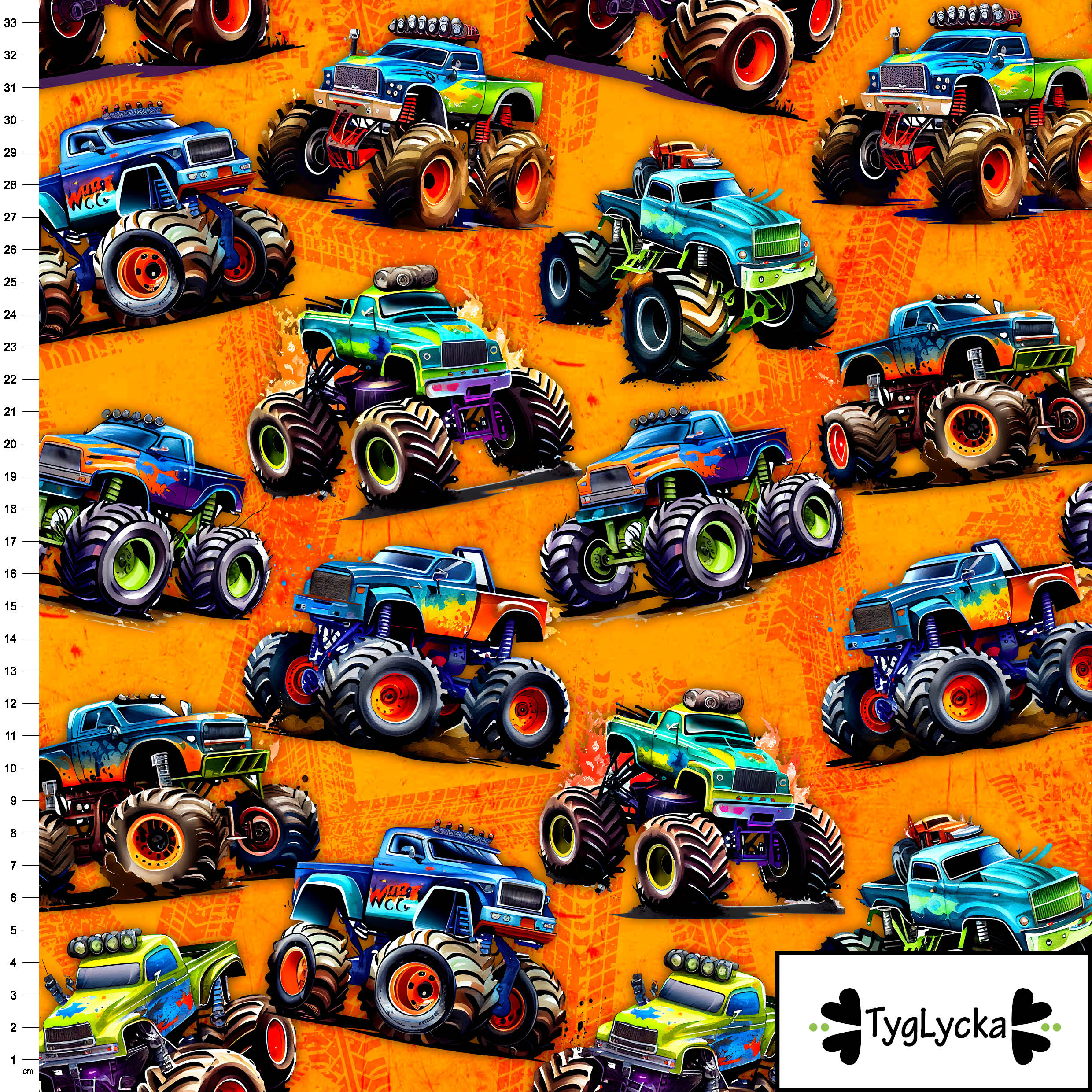 Lot high quality of 14 Monster Trucks