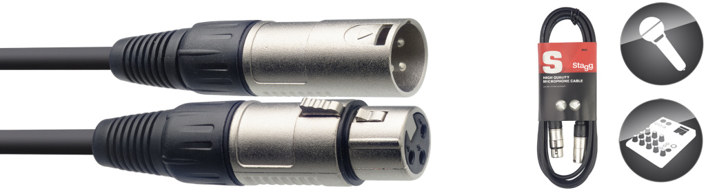 10M/33FT MIKE CABLE XLRf-XLRm - 2