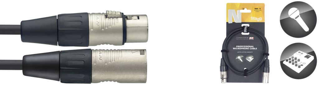 15M/50F MIKE CBL XLRf-XLRm DLX - 2