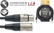 15M/50F MIKE CBL XLRf-XLRm DLX