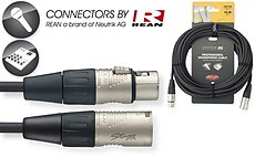 15M/50F MIKE CBL XLRf-XLRm DLX