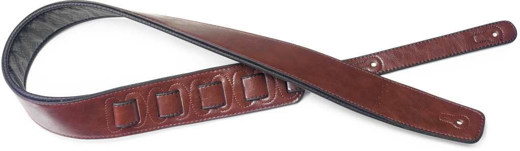 Pad.Leather-Style Strap- Red