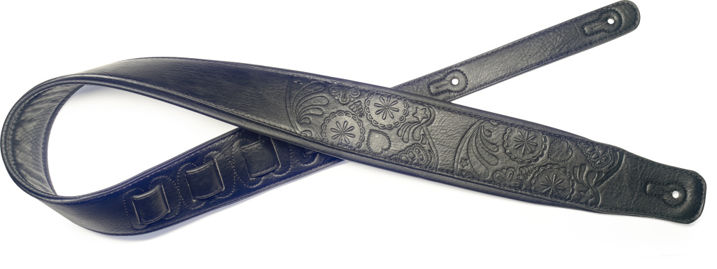 Pad.Leath-Style Mex Skul-Black