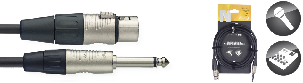 1M/3Ft Mike Cable Xlrf-Plug Dl