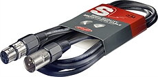 1M/3FT MIKE CABLE XLRf-XLRm
