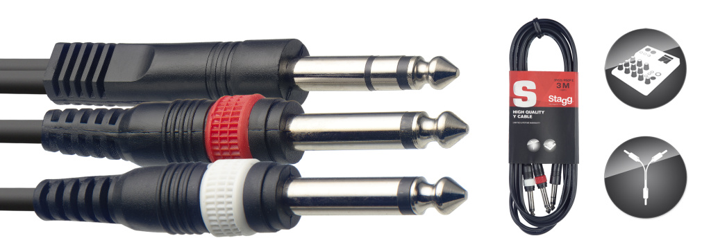 1M/3FT SPLIT MLD ST.PLUG-2PLUG