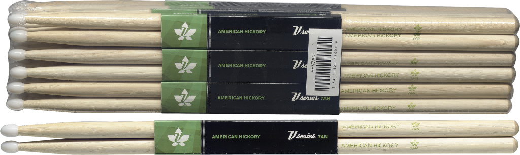 1Pr.Hickory V Sticks-Nylon/7An