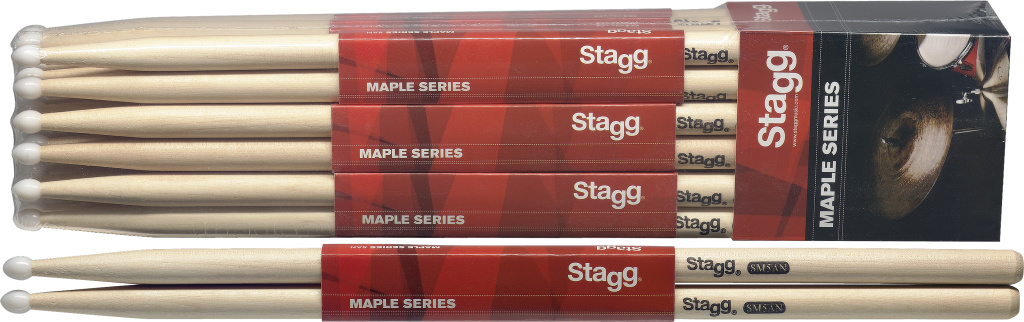 1Pr.Maple Sticks-Nylon Tip/5An - 2