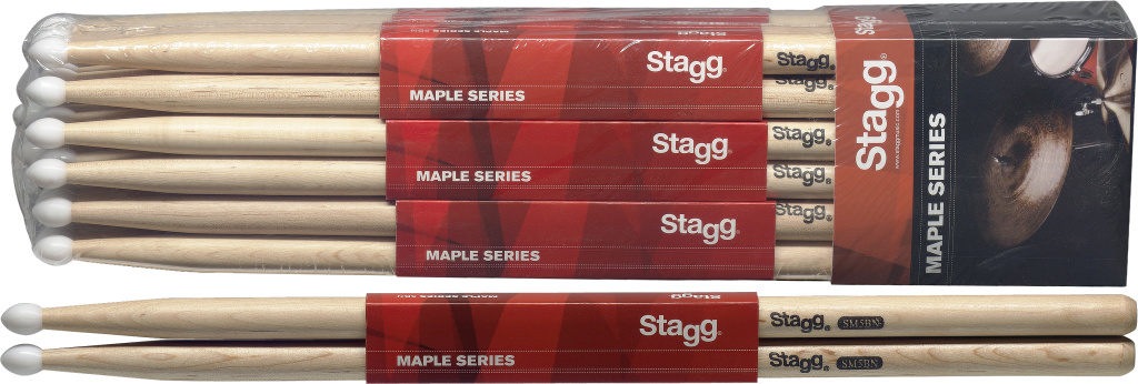 1Pr.Maple Sticks-Nylon Tip/5Bn - 2