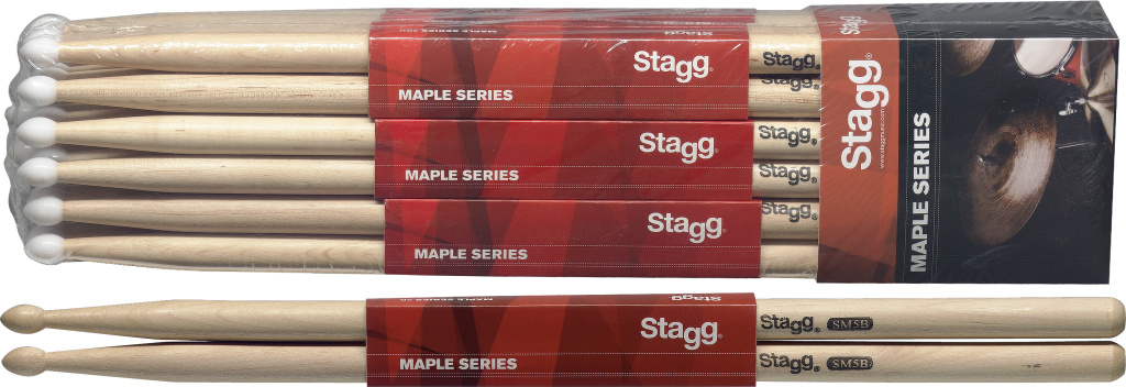 1Pr.Maple Sticks-Wood Tip/5B