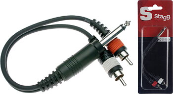 1Xjack Mono M/2Xrca P- 0.1 Mt