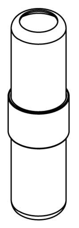 2 DISPL.CONNECTORS 1UP1DOWN-BK