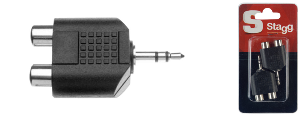 2 Dual F.Rca/M.St.Mini Jk Adap